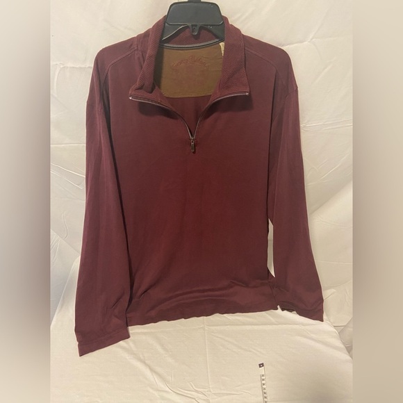 Tommy Bahama Other - Tommy Bahama 1/2 zip long sleeved Pima blend men’s pullover dress shirt size XL